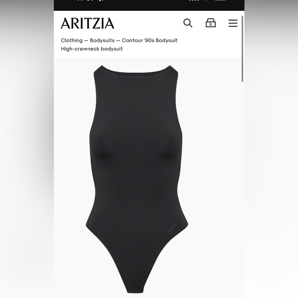 Black BABATON Contour '90s Bodysuit XS - Picture 1 of 5